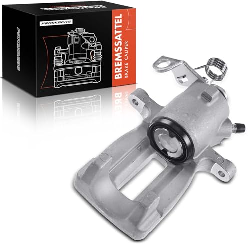 Frankberg Brake Caliper Disc Brake Rear Left aluminium casting Compatible with A3 8L1 TT 8N3 Leon 1M1 B.o.r.a 1J2 Golf IV 1J1 New Beetle 1C1 9C1 Replace# 8N0615423B