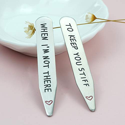 Melix Home To Keep You Stiff When I'm Not There Collar Stay (White) #TOP4