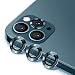 Produktbild WSKEN Kompatibel mit iPhone 12 Pro Kamera Panzerglas,360 Grad kameraschutz Kamera Linse Displayschutz, 9H Härte, Anti-Kratzen - Pazifikblau