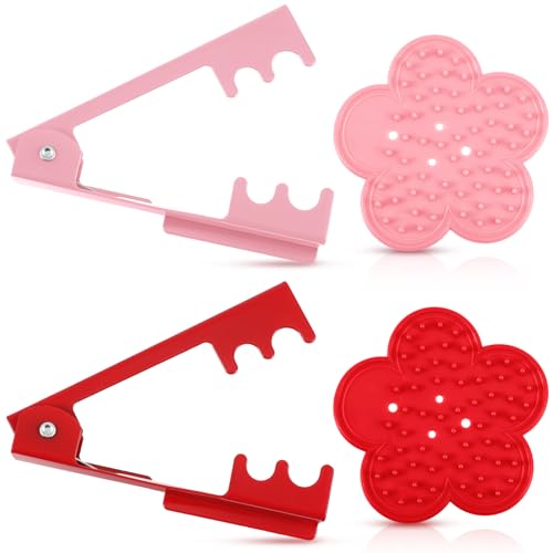 WILLBOND 2 Sets Rose Thorn Stripper Tool, Rose Stem Leaf Thorn Stripper Tool Kit Floral Stem Remover...