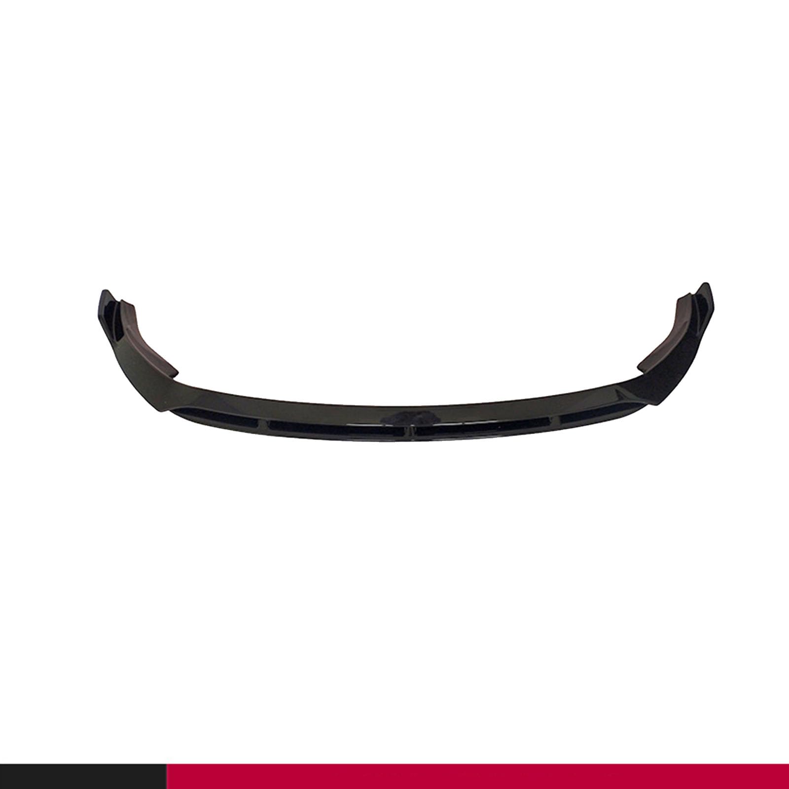 Compatible with Benz C-Class W205 Late 2019-2021, Car Front Bumper Spoiler Lip, Shark Fin Diffuser, Lower Protection Cover,A Glossy Black