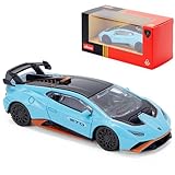 CMJ Lamborghini Huracán STO 1:43 Voiture miniature moulée sous pression - Bleu - Objet de collection détaillé - Produit sous licence officielle CMJ Lamborghini Huracán STO 1:43 Voiture miniature moulée sous pression - Bleu - Objet de collection détaillé - Produit sous licence officielle