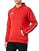 Adidas Core 18 Hoody Sudadera con Capucha, Hombre, Rojo (Rojo/Blanco), L