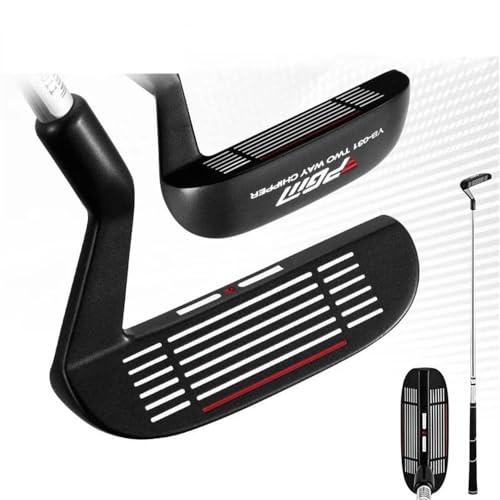 Ambidestro Golf Chipper Club per gli uomini Donne, ferro da gioco corto ad alto perdono con albero in acciaio inossidabile e impugnatura in gomma anti-vibrazione, facile uso Aiuto di allenamento per i