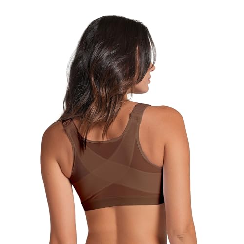 Image of Leonisa Multi-Functional - Posture Corrector Bra Wireless Front Closure Bra for Women Full Coverage