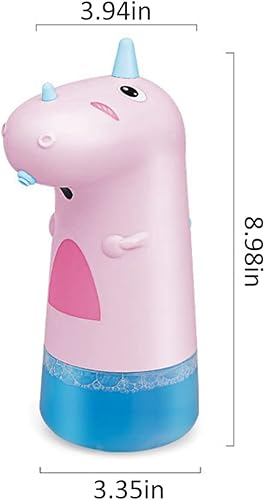 Miniatura 7 de Dispensador automático de jabón de manos para niños, dispensador de jabón espumoso sin contacto para el hogar, oficina, escuela, funciona con pilas,