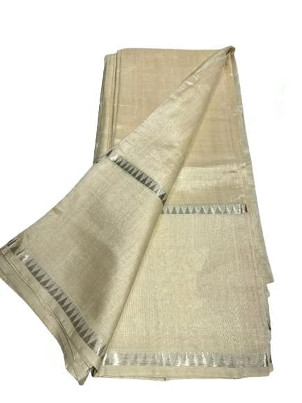Kota Silk Mangalgiri Design Womens Saree With Running Blouse Piece (Red)-image-44