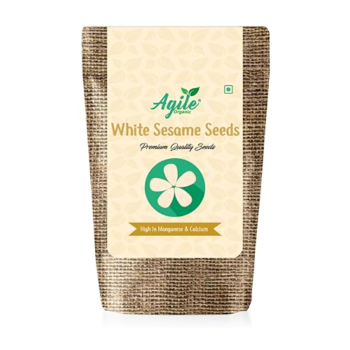 Agile Organic - Seeds Cycling Seeds Combo - Raw Seeds Combo (Sunflower, Flax, Pumpkin, White Sesame 100g Each) - To Enhance Hormonal Balance and Improve Menstrual Health for Women. 5 41kjv2fOPyL