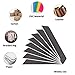 HEIKIO 18mm Snap-off Blades, 50-Pack, Quality Black Carbon Steel Made, Sharp and Durable, Heavy-duty Replacement Blade for 18mm Box Cutter and Utility Knife