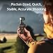 DJI Osmo Pocket 3 Vlogging Camera with 1'' CMOS & 4K/120fps Video, 3-Axis Stabilization, Fast Focus, Face/Object Tracking, Rotatable Touchscreen Bundle with Deco Gear 2 Lapel Microphones + 128GB Card