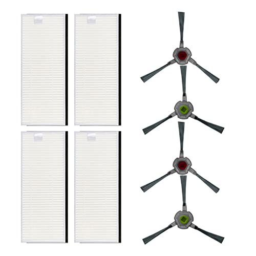 Side Brush Filter Fit For Ecovacs Fit For Deebot U2 Fit For DGN22 Fit For Robotic Vacuum Cleaner Spare Parts Dust Cleaner Remover Home Appliance Vacuum cleaner parts