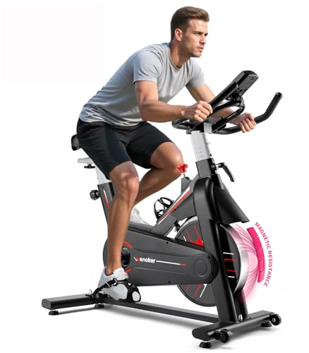Exercise Bike, WENOKER Magnetic Resistance Stationary Bike for Home, App...