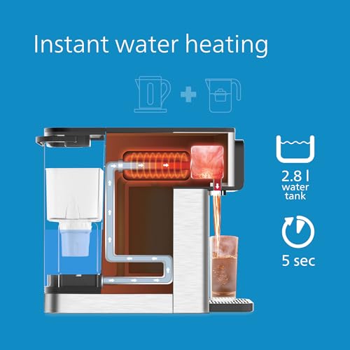 Philips ALLES-IN-ÃÃN waterstation, warm en koud gefilterd waterdispenser, 2.8L capaciteit, 6 temperatuurvoorinstellingen, touchscreen - Afbeelding 3