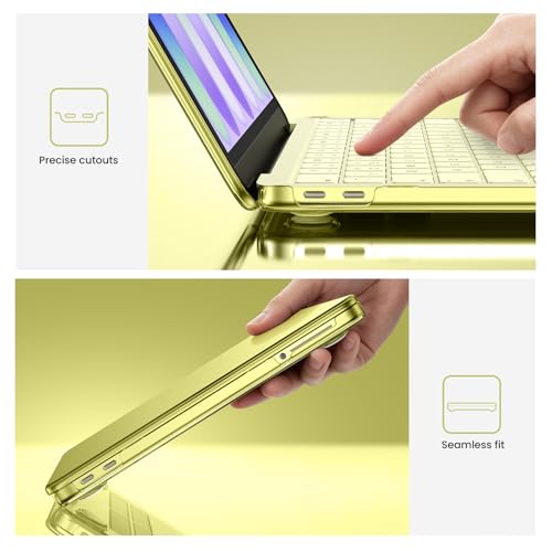 Image of BlueSwan Case for MacBook Neo Cover 13 inch 2026 A3404 Clear Hard Shell