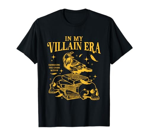 Retro In My Villain Era Morally Grey Books Club T-Shirt