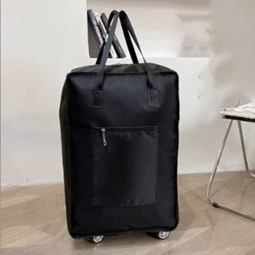 VALICLUD Large Rolling Travel Bag Tote Bag Wheels Oxford Fabric Durable Luggage Perfect for Hiking3