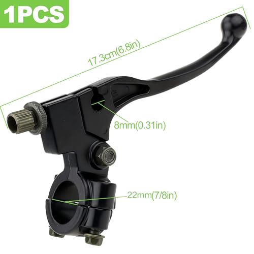 Image of 7 /8 inch Universal Motorcycle Clutch & Brake Lever Perch Set | Compatible with Dirt Bikes, Pit Bikes, and 125cc Models | Adjustable Clutch Brake Levers for Off-Road Motorcycles