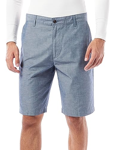 Dockers Short, Pantalones Cortos para Hombre, Azul (Clarke Chambray Faded Navy), 28W