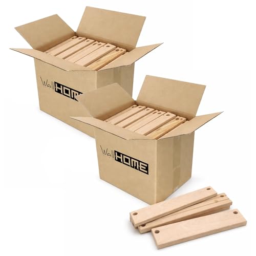 Set de 2 Cajas de Leña de Haya 30Kg (2 x 15Kg) Madera Seca Natural en Piezas mecanizadas y lijadas - para chimeneas, Barbacoas y Hornos