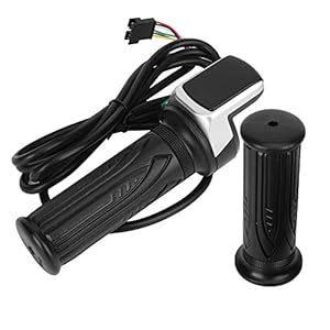 VGEBY Fietsgashendel, elektrische lcd-hoeveelheidsweergave, e-bike-snelheidsregelaar