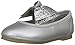 Carter's Girls' Anora Ballet Flat, Silver, 9 M US Toddler
