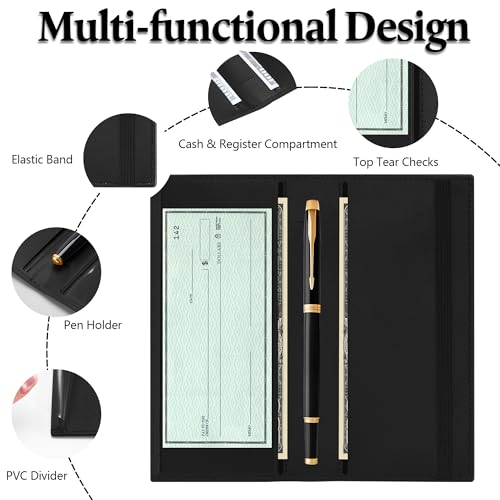 Airkit Starry Dreams Checkbook Cover for Personal, PU Leather for Women - image 2