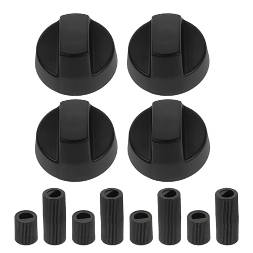 WATIIFUFU Paquete de 4 Perillas para Control de Cocina con Adaptadores Compatibles con Hornos Placas y Estufas Eléctricas Gas Accesorio Versátil para Cocinas Domésticas y Profesionales