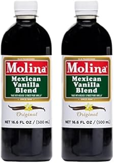 Molina Vanilla Blend 16.6oz (500ml) (Pack of 2)