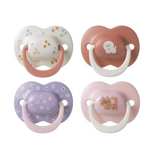Tommee Tippee Sucette Ultimate Fit, 6-18 mois, Lot de 4, Tétine orthodontique pour bébés, Tétine symétrique, Silicone 100% sans BPA, Collection Club House