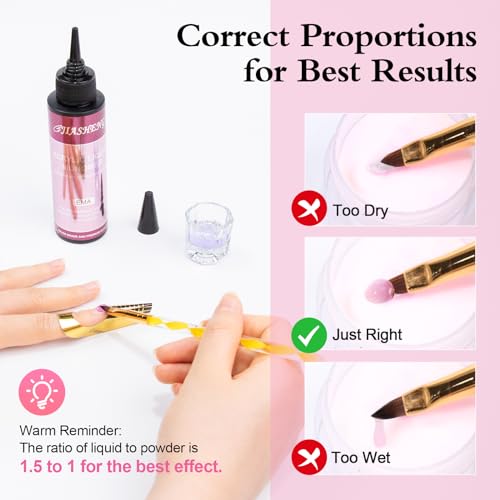 Jiasheng 4.06 Fl.Oz Monomer, Monomer Acrylic Nail Liquid For Acrylic Powders Liquid Monomer For Acrylic Nails thumb #4