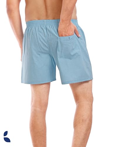 Image of Cotton Boxer Shorts for Men, Breathable, Comfortable & Lightweight (Pack of 2)