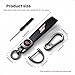 JULOPO Car premium leather Keychain keyring Compatible with ST key accessories