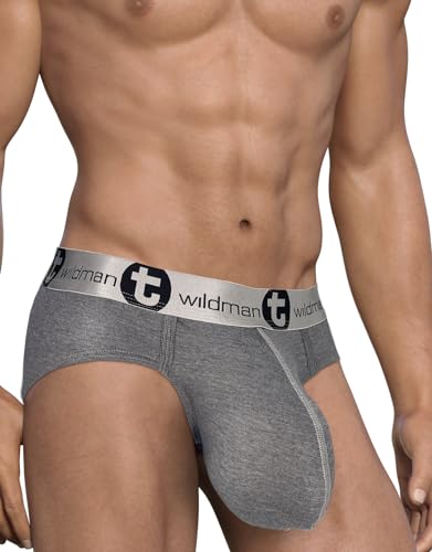 Wildmant Modal Monster C*ck Brief Gray3