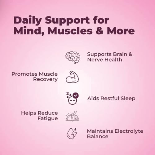 Image of HealthAid Chelated Magnesium Glycinate with Zinc (1682 mg) - Magnesium Supplement for Muscle Recovery, Sleep Support, Cramps Relief & Nerve Health | Promotes Brain Health - 60 Veg Tablets