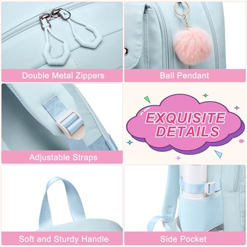 Girls Backpack for School - Lightweight Travel Laptop Backpack Fits 17.3 Inch Notebook, Water Bottle Pocket - Ideal for Teens, College Students, Adults4