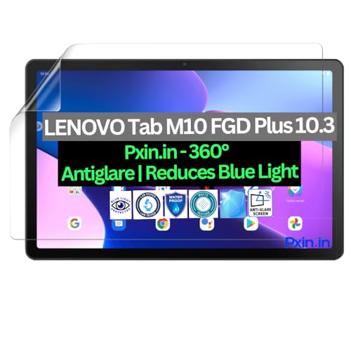 Image of Pxin Tablet Anti Bluelight and Anti Glare Screen Guard compatible with LENOVO Tab M10 FGD Plus 10.3 | BLUVLightblock Tech | Scratch Proof | Prevents bluelight | Eye Protection | No Dry Eyes