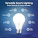 Geeni Smart LED Light Bulb 3 Pack A19 WiFi Dimmable Soft White 800 Lumens, Works with Alexa & Google Assistant, Voice Control, Energy Efficient Smart Bulbs