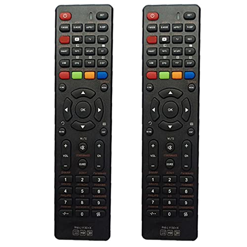 ISTOVO 2X -L1130 + X TV Télécommande Universelle pour Akira Elenbreg Prima Openbox Smart TV