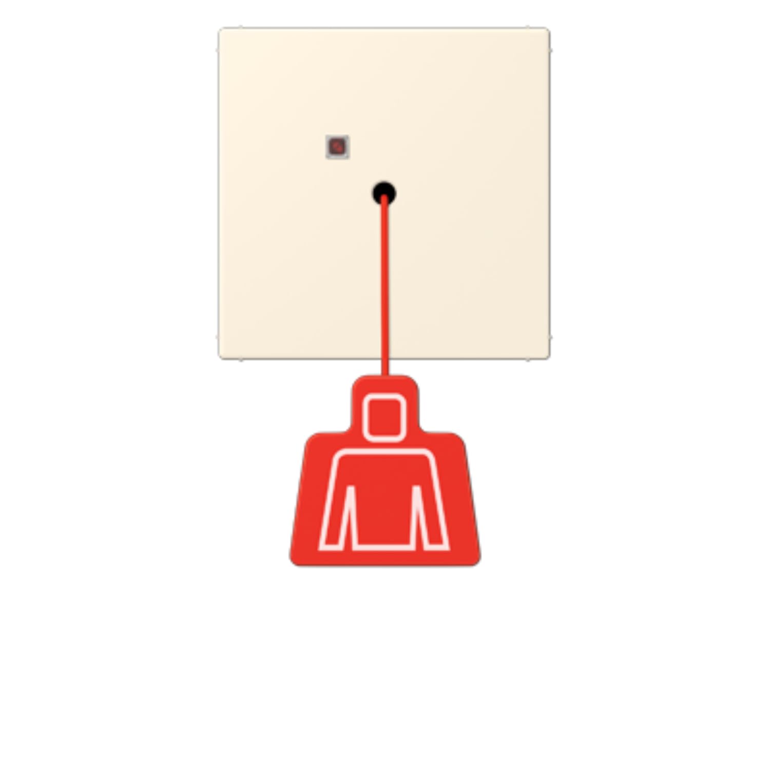 Bouton poussoir avec poignée LC4320B en finition haut de gamme durable