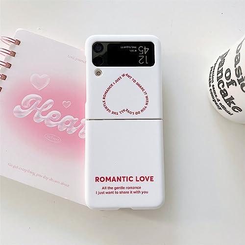 Coque de téléphone pour Samsung Z Flip4 antichoc avec bijou de poignet