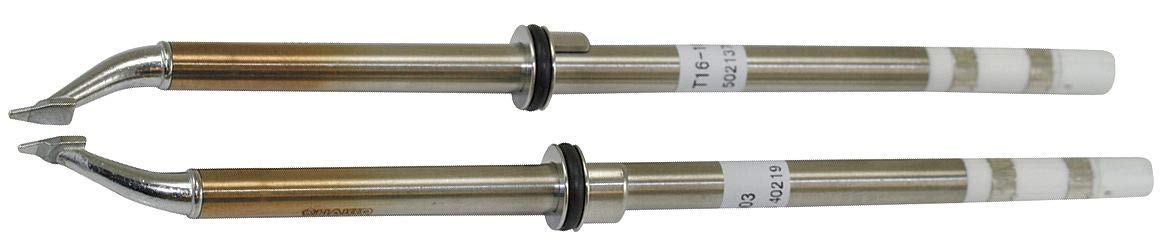 Hakko T16-1003 T16 Series Chip Soldering Tip 1.00mm for FM-2022 Parallel Remover, 2 per Pack