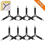 ✿ 【Sistema de Extensión】 Correas elásticas de 3 piezas Cualquier tensor de lámina de nylon que tenga buena elasticidad y textura suave. Con la hebilla de la escalera ajustable, cada banda elástica puede extenderse desde 12 cm a 18 cm (incluso hasta 34 cm al apretar). El triángulo es más estable que otras formas.