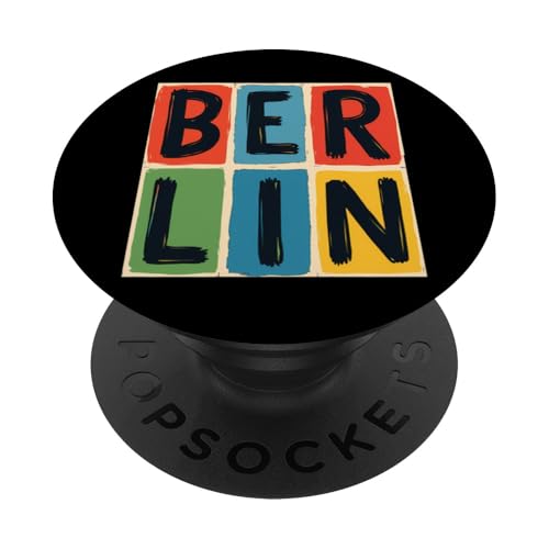 Berlin Modern Style Blocks - Urban Travel Vibes PopSockets Adhesive PopGrip