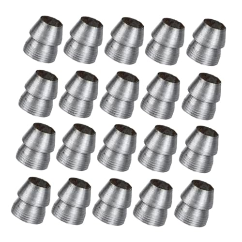 Toyvian Cuña Metálica Redonda para Martillo 20 Piezas Accesorios De Instalación De Alta Resistencia Diámetro De 8mm Fácil De Usar y Compatible Herramientas De Carpintería