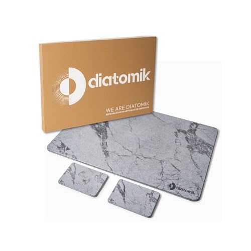 Diatomik - Alfombra Baño Diatomita Con Jabonera Y Soporte Para Accesorios Baño Alfombrilla Diatomita Baño De Piedra Natural, Secado Rápido Y Diseño Elegante. Conjunto Gris De Baño Limpio Y Seco. Diatomik - Alfombra Baño Diatomita Con Jabonera Y Soporte Para Accesorios Baño Alfombrilla Diatomita Baño De Piedra Natural, Secado Rápido Y Diseño Elegante. Conjunto Gris De Baño Limpio Y Seco.
