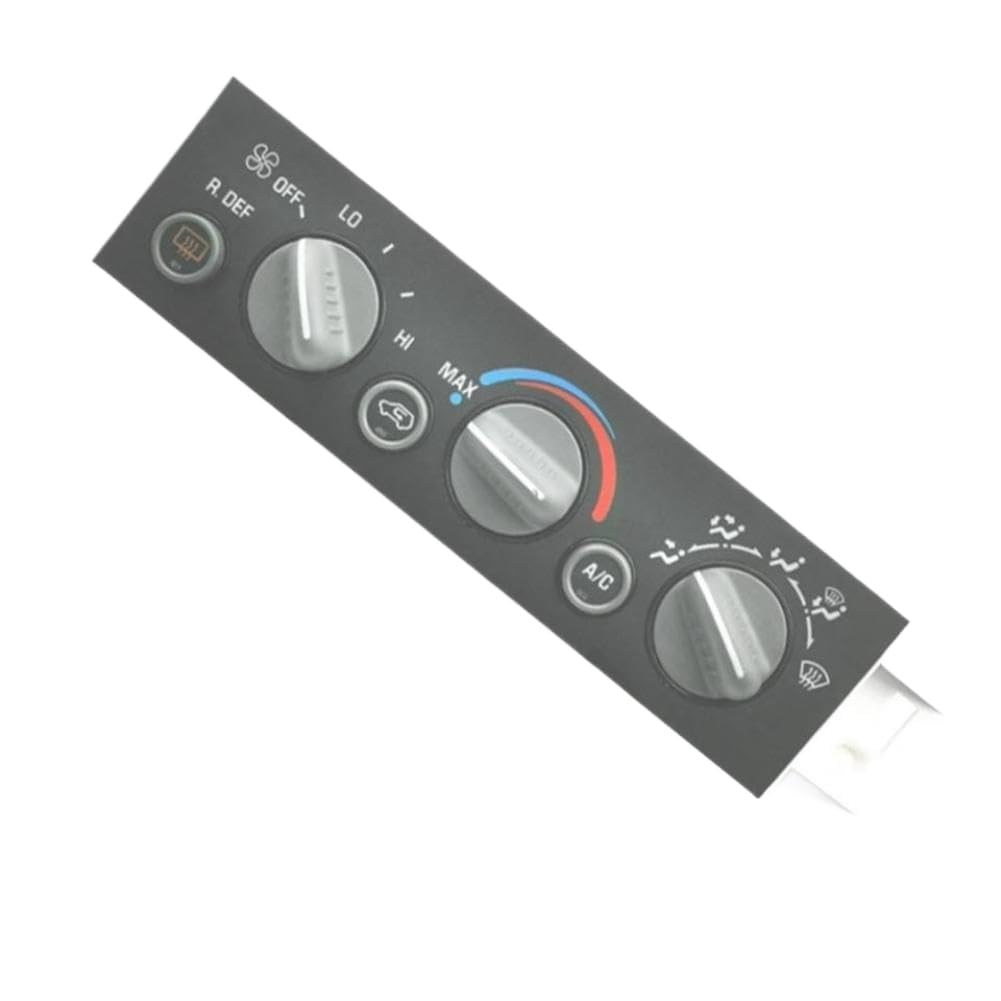 Car A/C Heater Climate Control Panel 9378805 16231165 Compatible with Yukon 1996 2000 with Rear Window Defogger Switch
