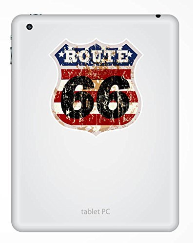 DestinationVinyl 2 x 30cm/300mm Route 66 Adesivo