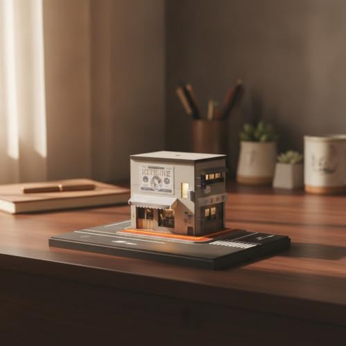 Mini maqueta de edificio japonés Izakaya el regalo ideal con luz 6