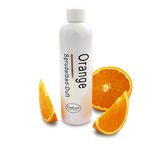 Frankonia BATH & SPA Sprudelbad Duft Orange 230 ml Badezusatz für Whirlwannen & Sprudelbäder Intensiver Whirlpool Duft Badeduft Duftzusatz Duftkonzentrat