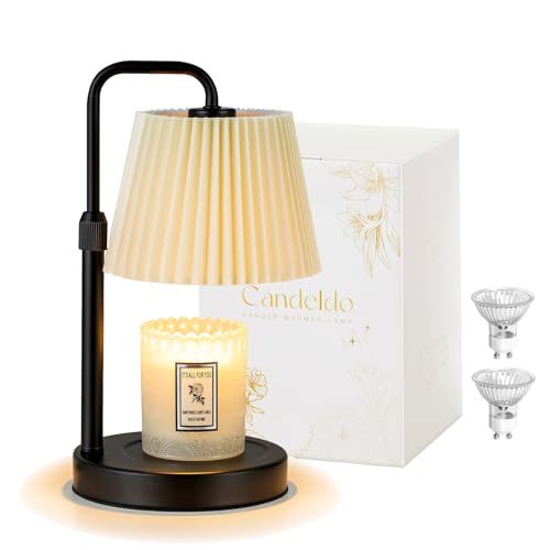 Candeldo Lámpara Calentadora De Velas Con Temporizador: Calentadores De Velas Con 2 Bombillas De Altura Ajustable, Lámparas De Vela Para Decoración Del Hogar, Dormitorio, Regalo De Inauguración De La Candeldo Lámpara Calentadora De Velas Con Temporizador: Calentadores De Velas Con 2 Bombillas De Altura Ajustable, Lámparas De Vela Para Decoración Del Hogar, Dormitorio, Regalo De Inauguración De La